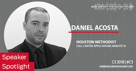 C3 2018 Speaker Spotlight: Q&A with Daniel Acosta, Houston Methodist