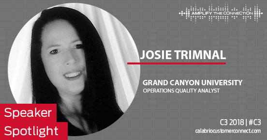 C3 2018 Speaker Spotlight: Q&A with Josie Trimnal, Grand Canyon University